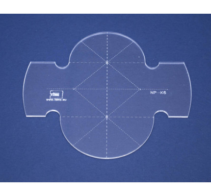 Quiltovacie pravítko kruhy NP-K6