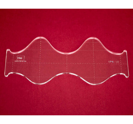 Quiltovacie pravítko vlny NP5-V2 (5 mm)