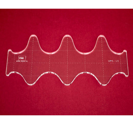 Quiltovacie pravítko vlny NP5-V3 (5 mm)