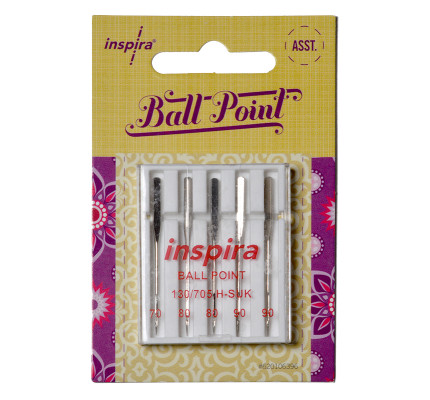 Ihly Inspira Pfaff, Husqvarna 620106396 ball point - 70, 80, 90 - 5 ks