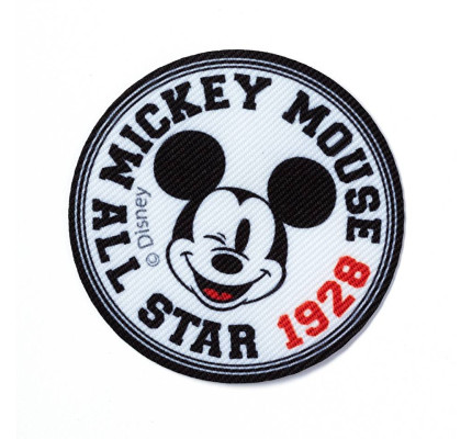 Nášivky tlačené Mickey All Star, nažehľovacie, rôzne