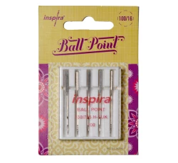 Ihly Inspira Pfaff, Husqvarna 620106296 ball point - 100 - 5 ks