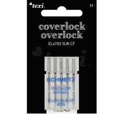 Ihly pre overlocky / coverlocky TEXI OVER / COVER ELx705 SUK CF 5x65