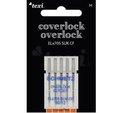 Ihly pre overlocky / coverlocky TEXI OVER / COVER ELx705 SUK CF 5x80