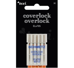 Ihly pre overlocky / coverlocky TEXI OVERLOCK / coverlocky ELx705 5x80