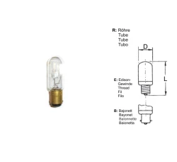 Žárovka 15W, 230V, E14, 18x50